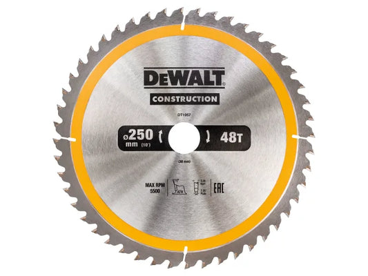 DeWalt Circ Saw Blade 250x30x48T