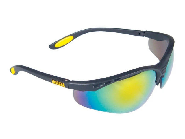 Dewalt DPG58-6D EU Reinforcer Protective Safety Glasses (Fire Mirror)