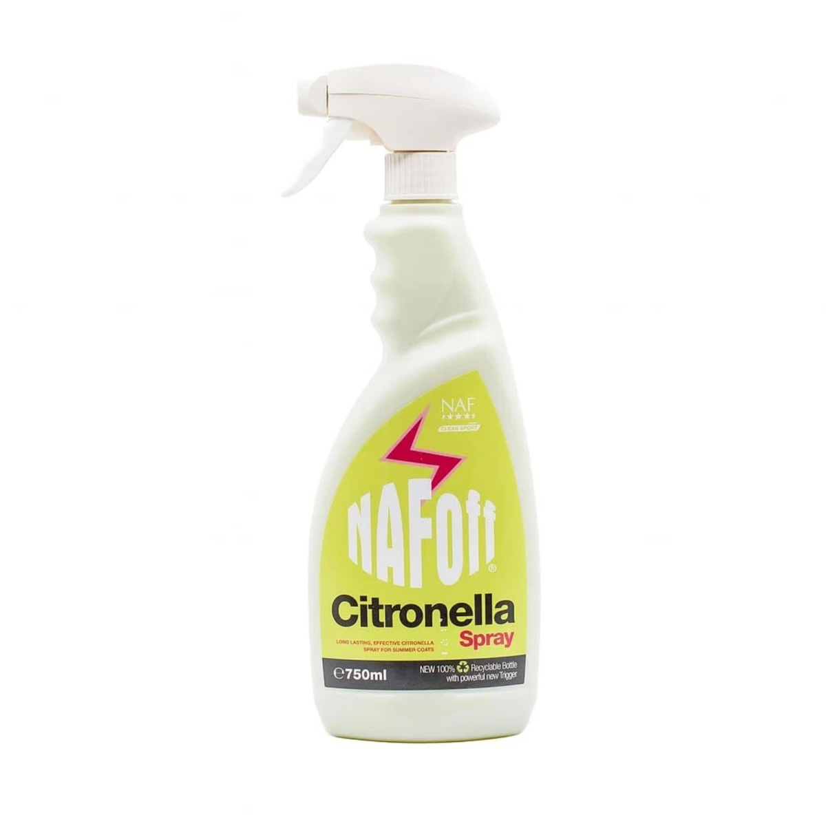 NAF Off Citronella Spray 750ml bottle with trigger spray for horses