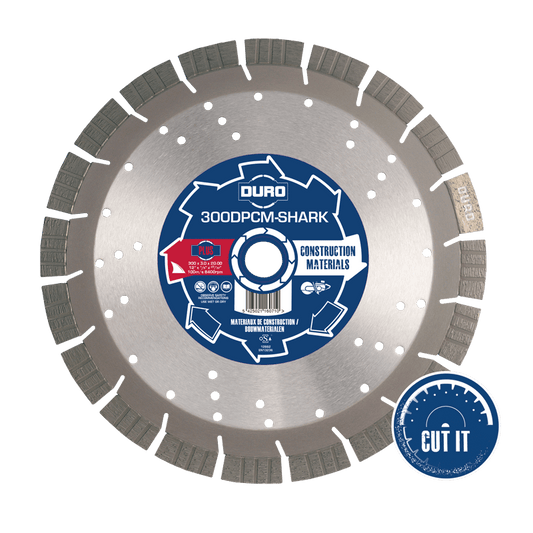 Duro Plus DPCM-SHARK Construction Materials Blade with Shark Segments