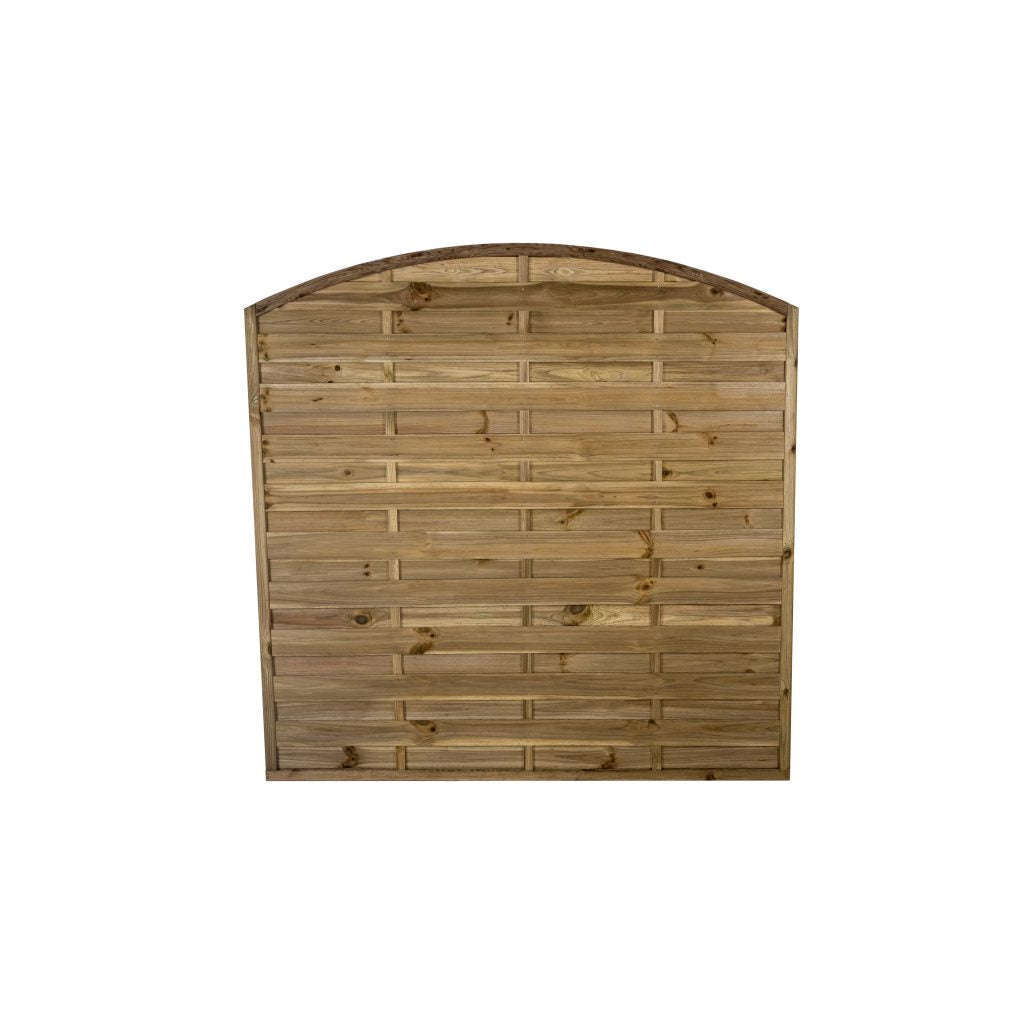 Forest Garden Pressure Treated Decorative Dome Top Fence Panel