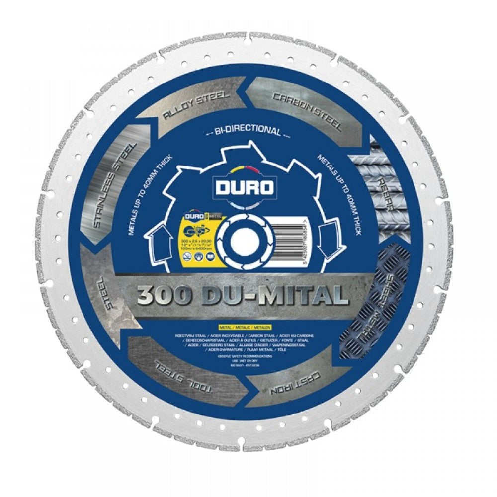 Duro Du-Mital Metal Vacuum Brazed Diamond Blade