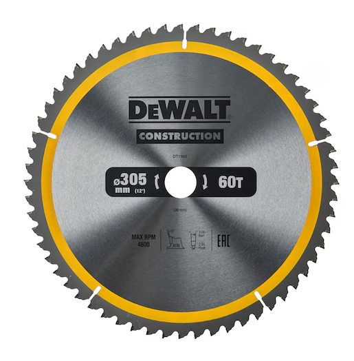 Dewalt Circular Saw Blade 305 x 30 x 60T