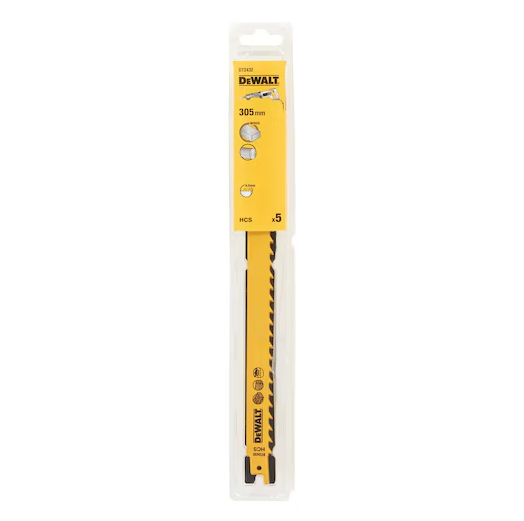 Dewalt 3TPI for Wood HCS Reciprocating Blades 305mm