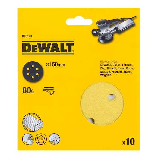 Dewalt 6 hole 150 mm Diameter ROS Sheet