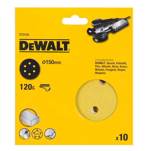 Dewalt 6 hole 150 mm Diameter ROS Sheet