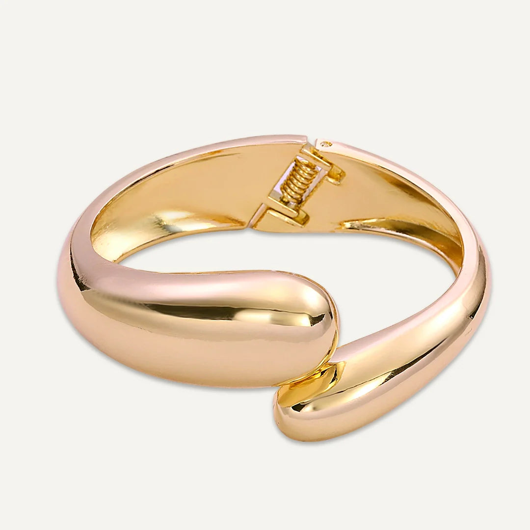 D&X Sleek Chunky Bangle Bracelet