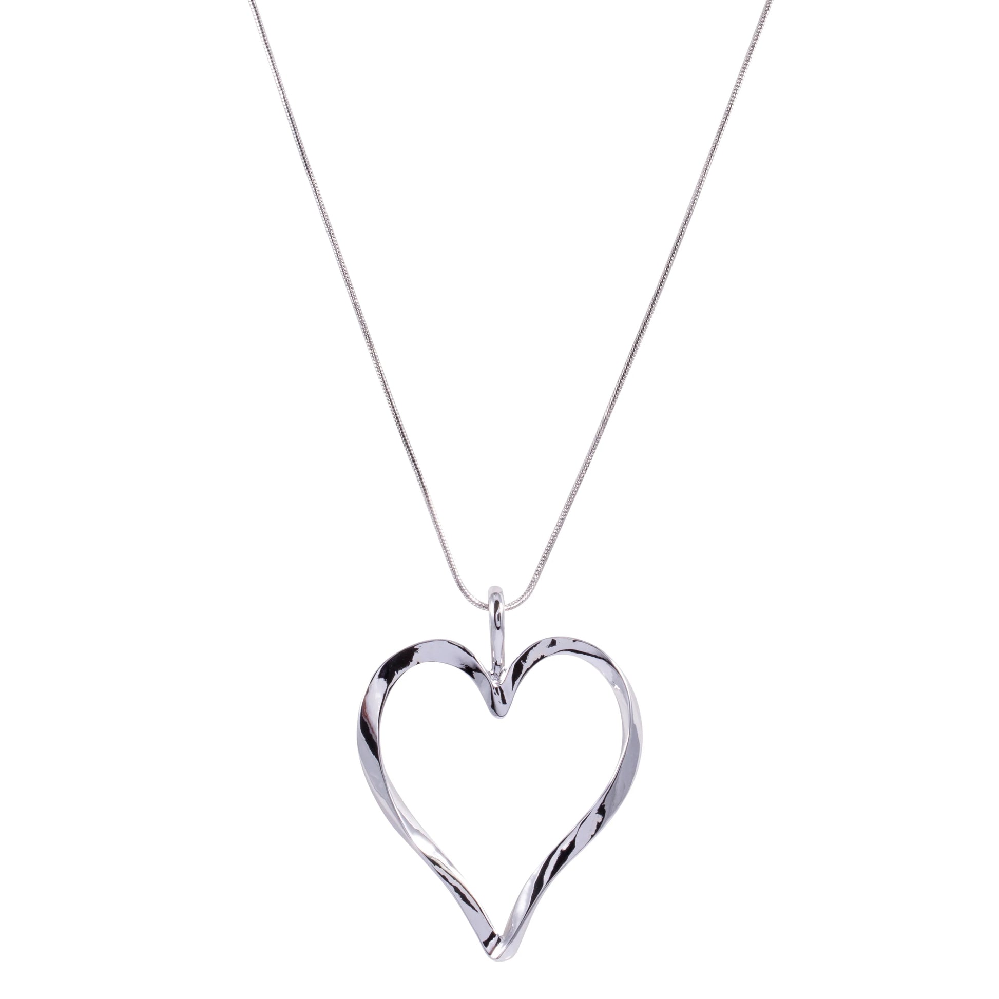 D&X Sweetheart Heart Classic Long Necklace
