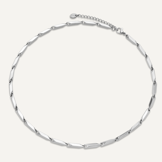 D&X Twisted Oval Link Chain Necklace