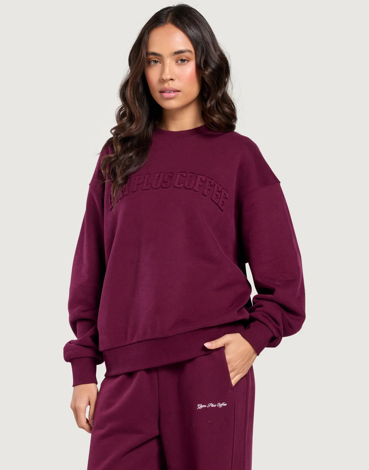 Gym+Coffee Daily Relaxed Fit Crewneck Sweatshirt