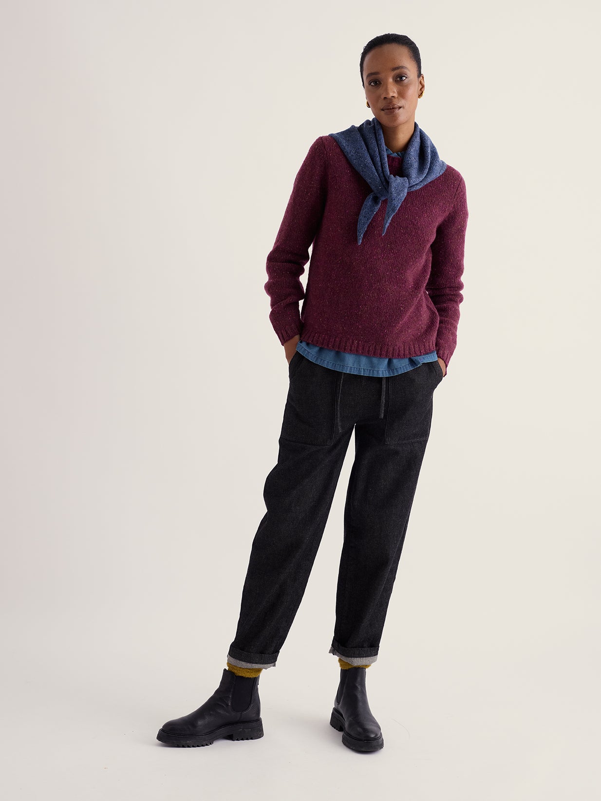 Seasalt Dawson Pick Jumper with Merino