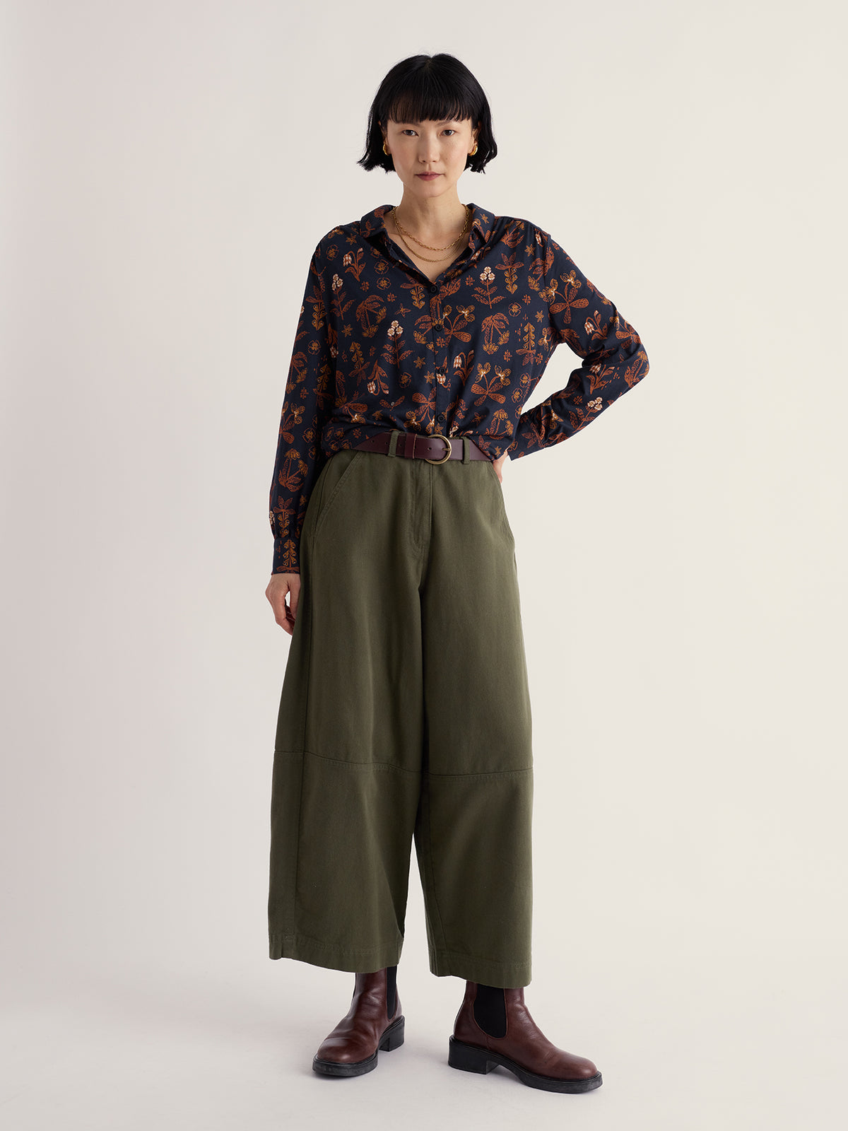 Seasalt Deer Path Relaxed Fit Jersey Shirt