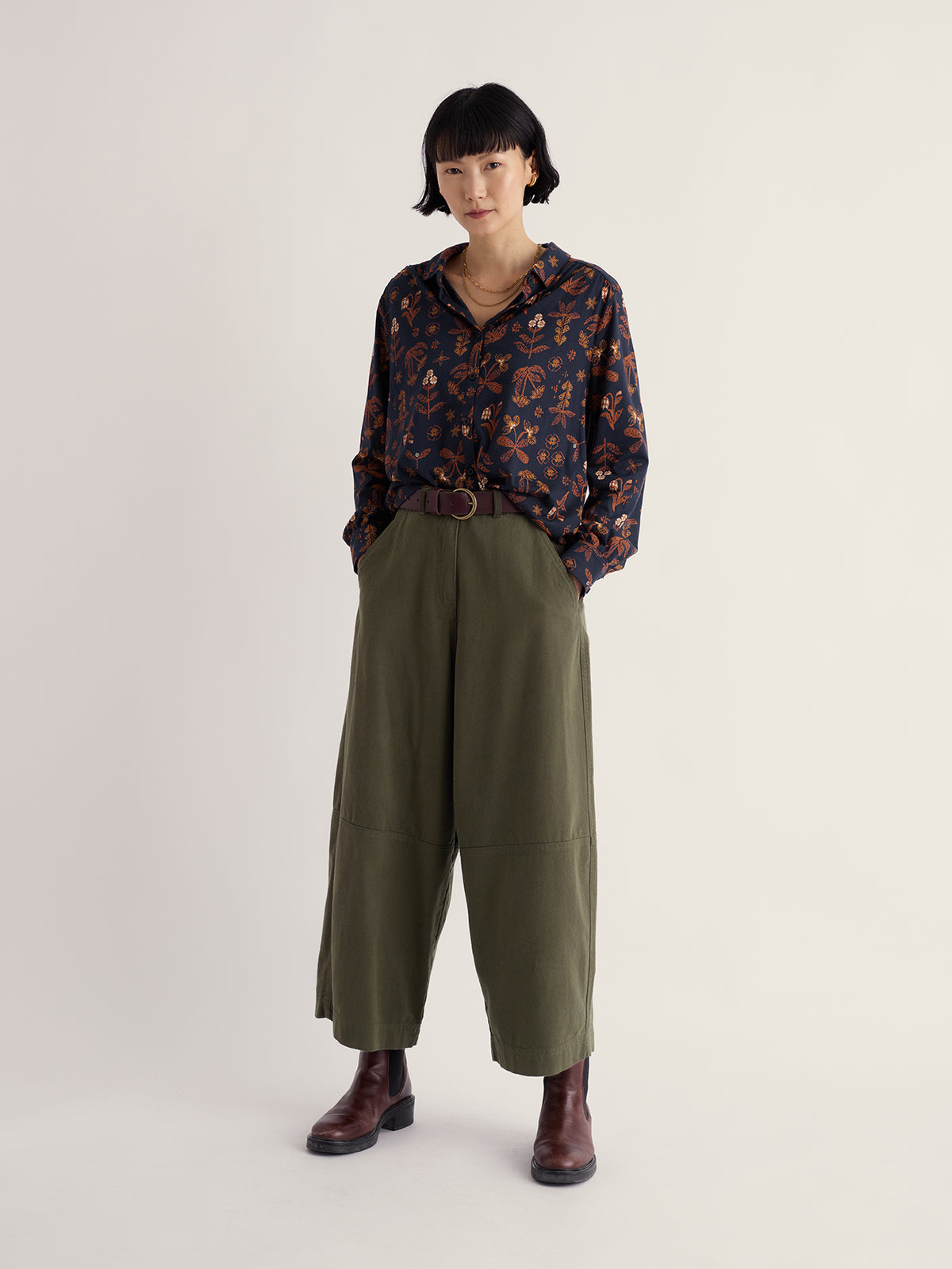 Seasalt Deer Path Relaxed Fit Jersey Shirt