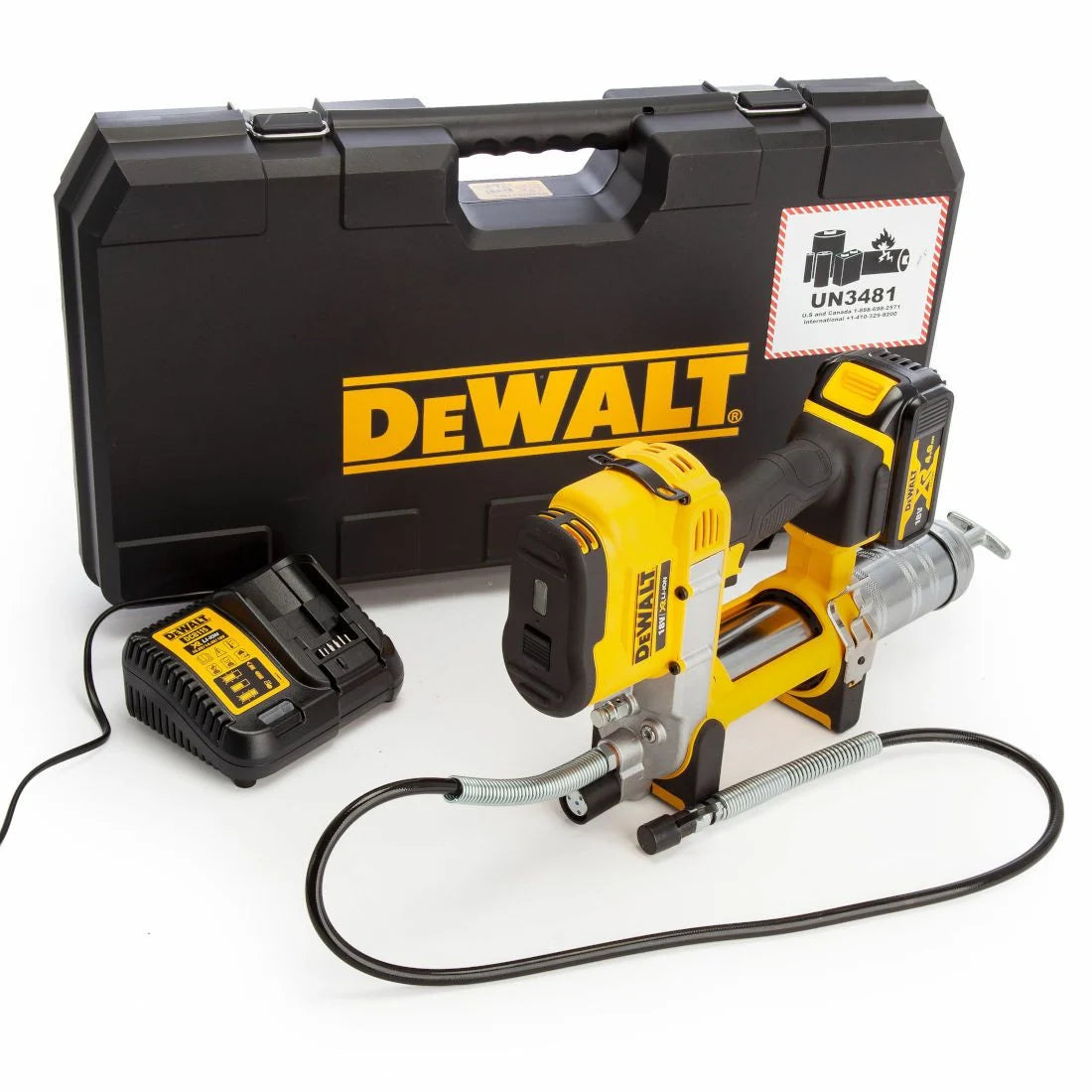 Dewalt DCGG571M1-GB 18v XR Cordless Grease Gun