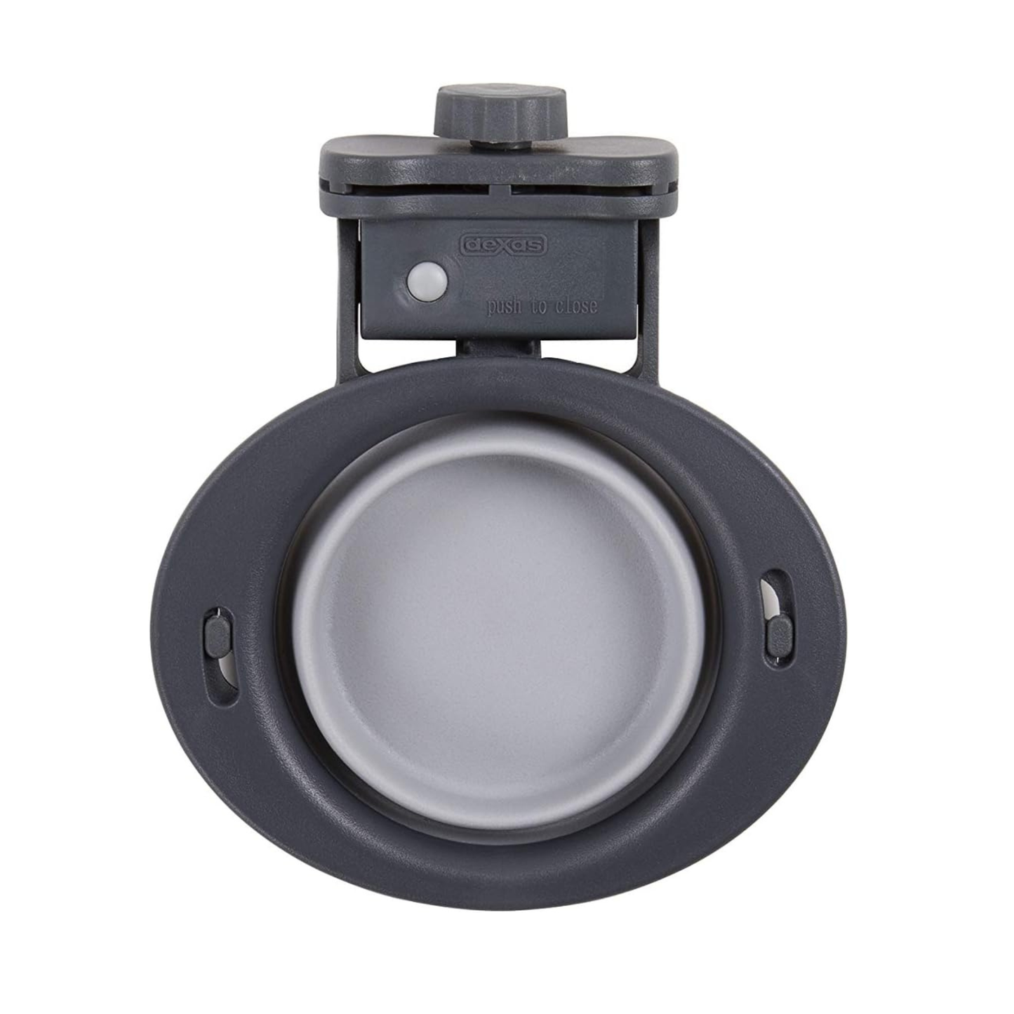 Dexas Collapsible Light Grey Kennel Bowl