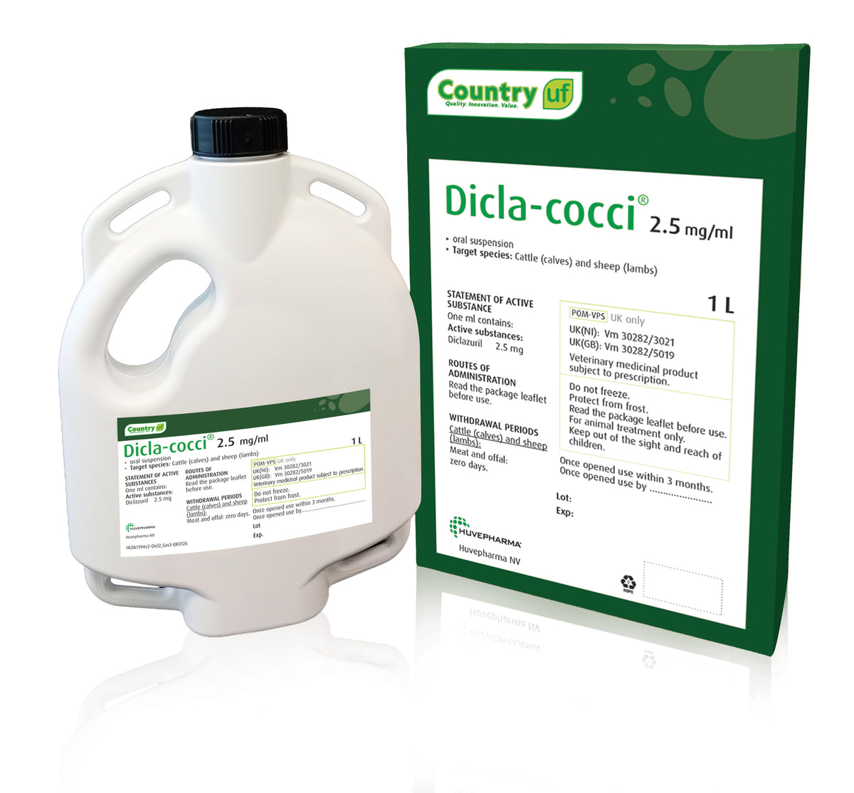 Dicla-Cocci Oral Suspension Drench 2.5mg/ml for Sheep & Cattle