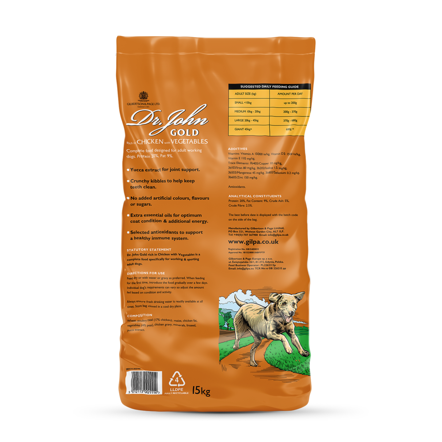 Dr John Gold Dog Food 15kg