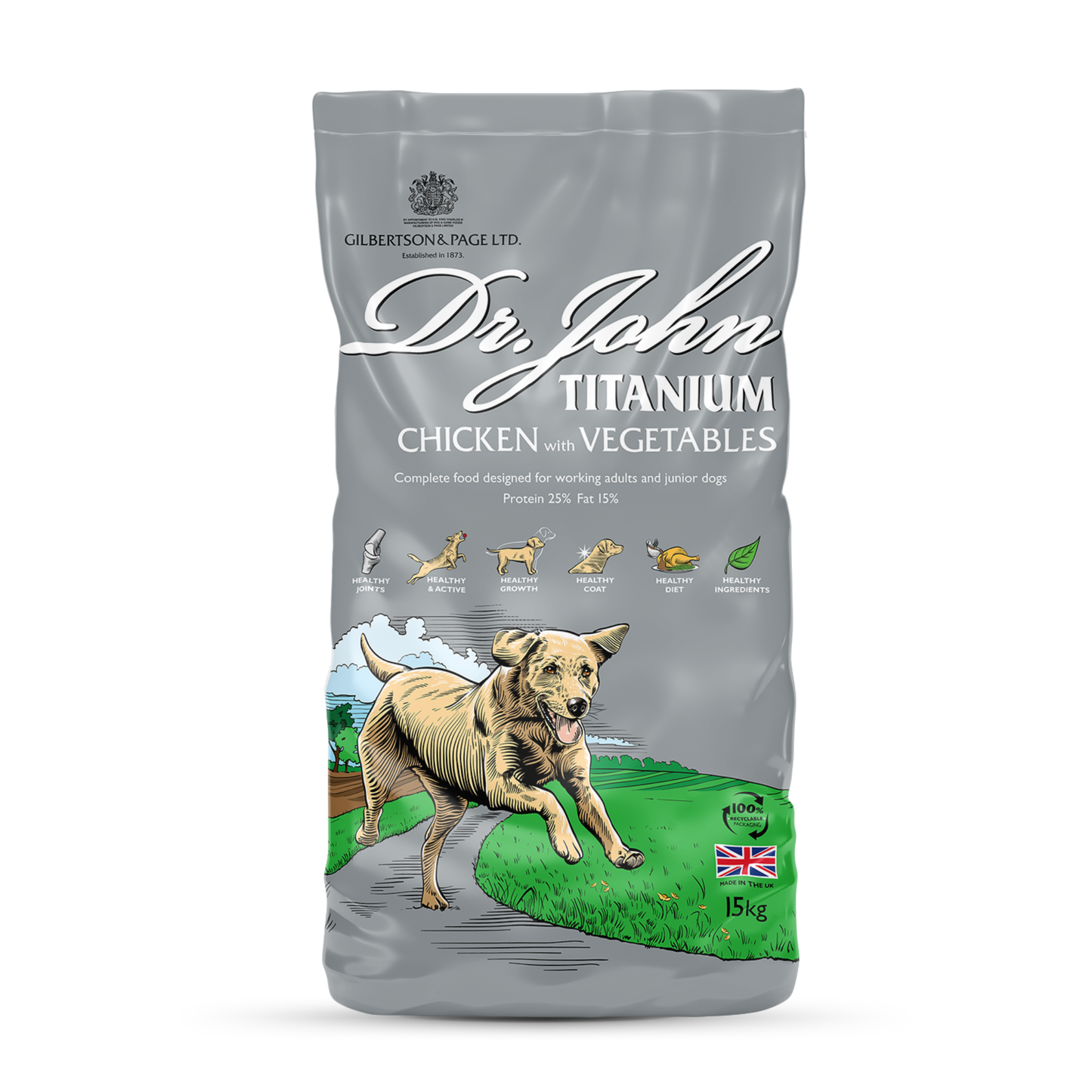 Dr John Titanium Chicken & Vegetables Dog Food 4kg