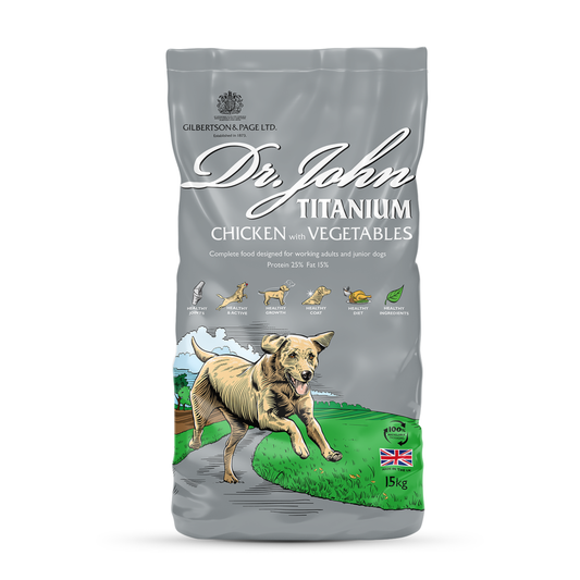Dr John Titanium Chicken & Vegetables Dog Food 4kg