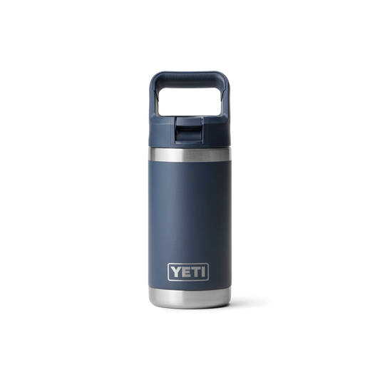 YETI Rambler Jr 12 oz (355ml) Kids' Bottle with Colour-Matched Straw Cap - Navy