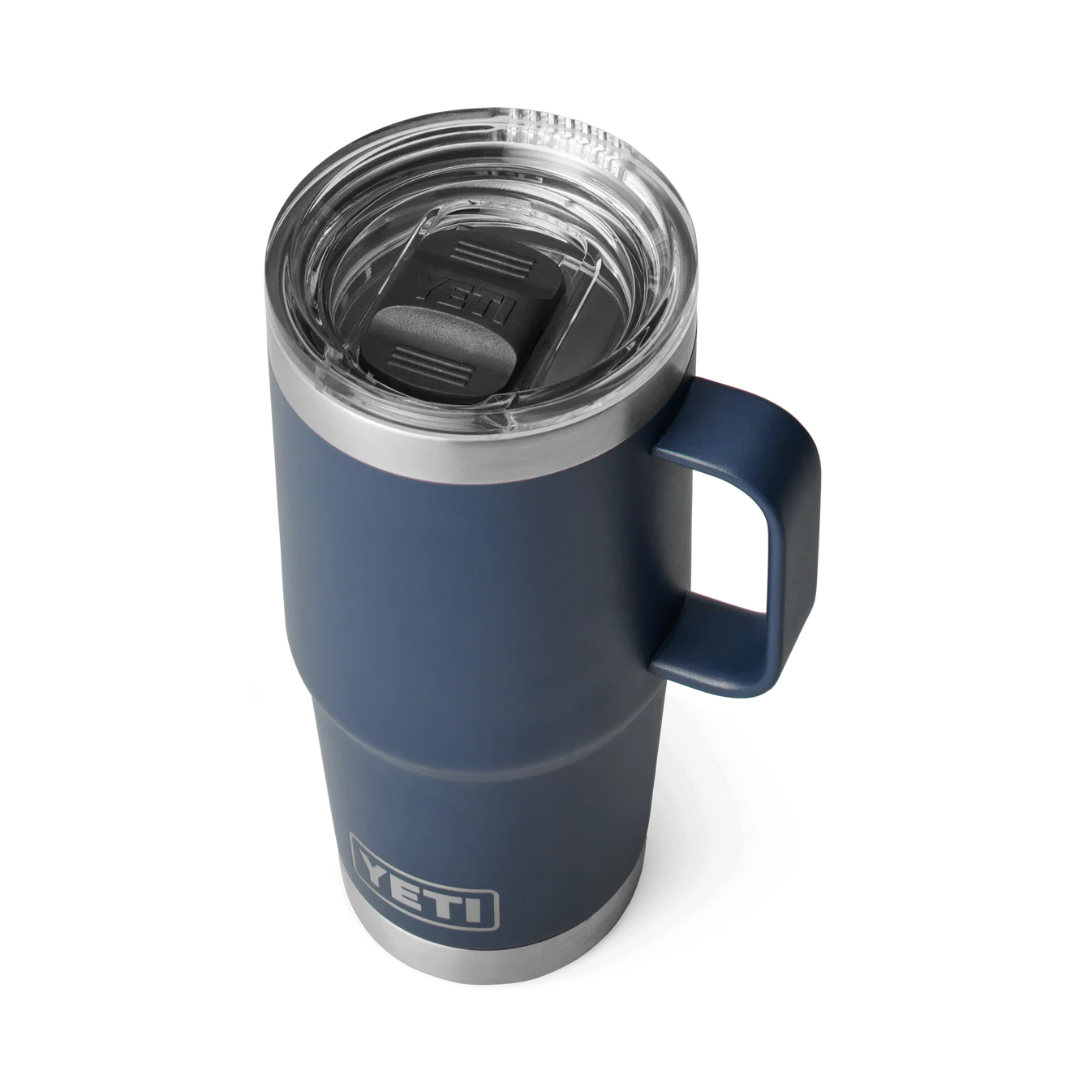 YETI Rambler 20 oz (591 ml) Travel Mug with Stronghold Lid - Navy