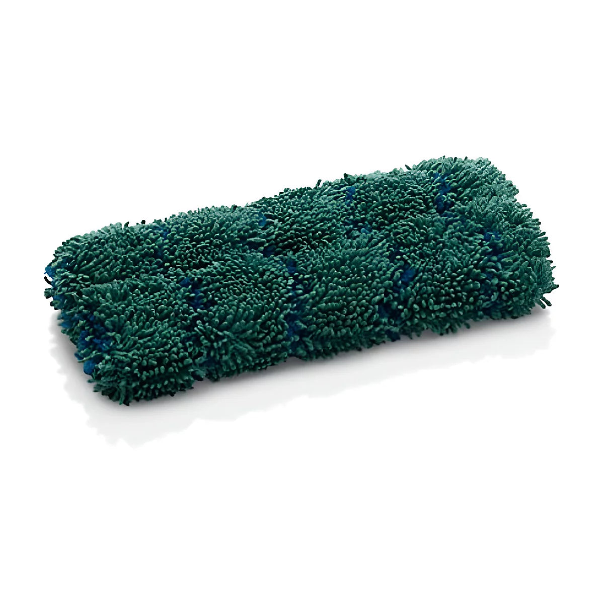 Green textured E-Cloth Kitchen Whizz Microfibre Scrubbing Pad alongside its orange retail packaging.