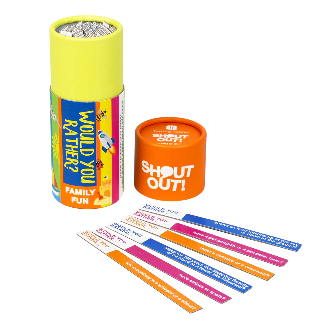 Talking Tables Would Your Rather Shout Out Family Game