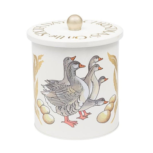 Emma Bridgewater - 6 Geese a Laying Medium Biscuit Barrel