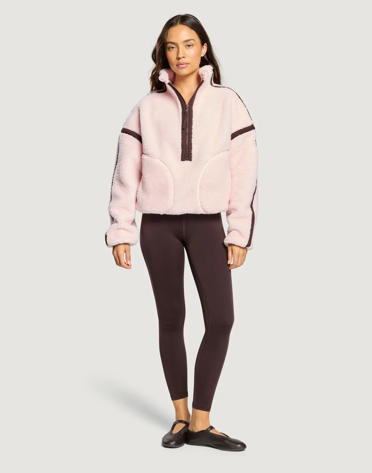 Gym + Coffee Industry Fleece Half Zip Pullover