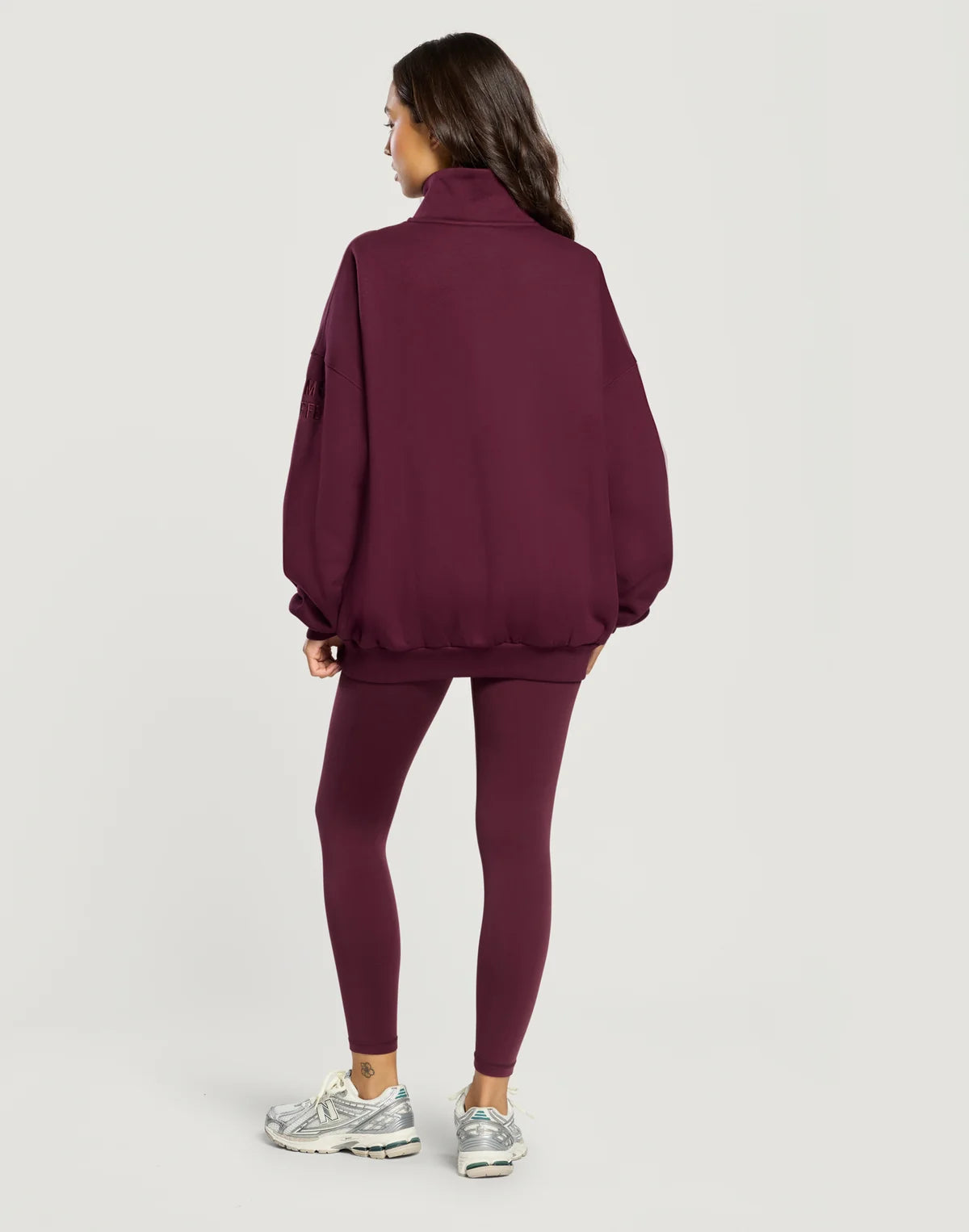 Gym + Coffee Snap Collar Sierra Sweatshirt