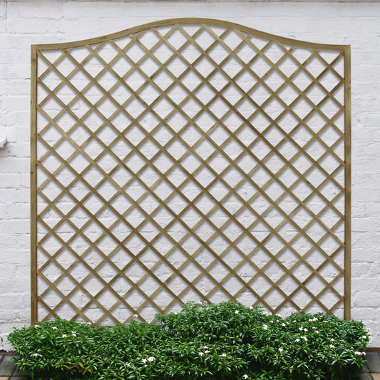 Forest Garden Pressure Treated Decorative Europa Hamburg Garden Screen
