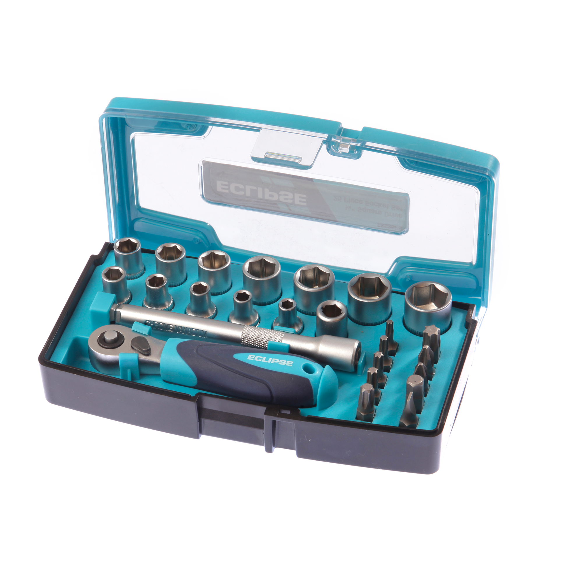 Eclipse - 25-Piece 1/4" Square Drive Socket Set