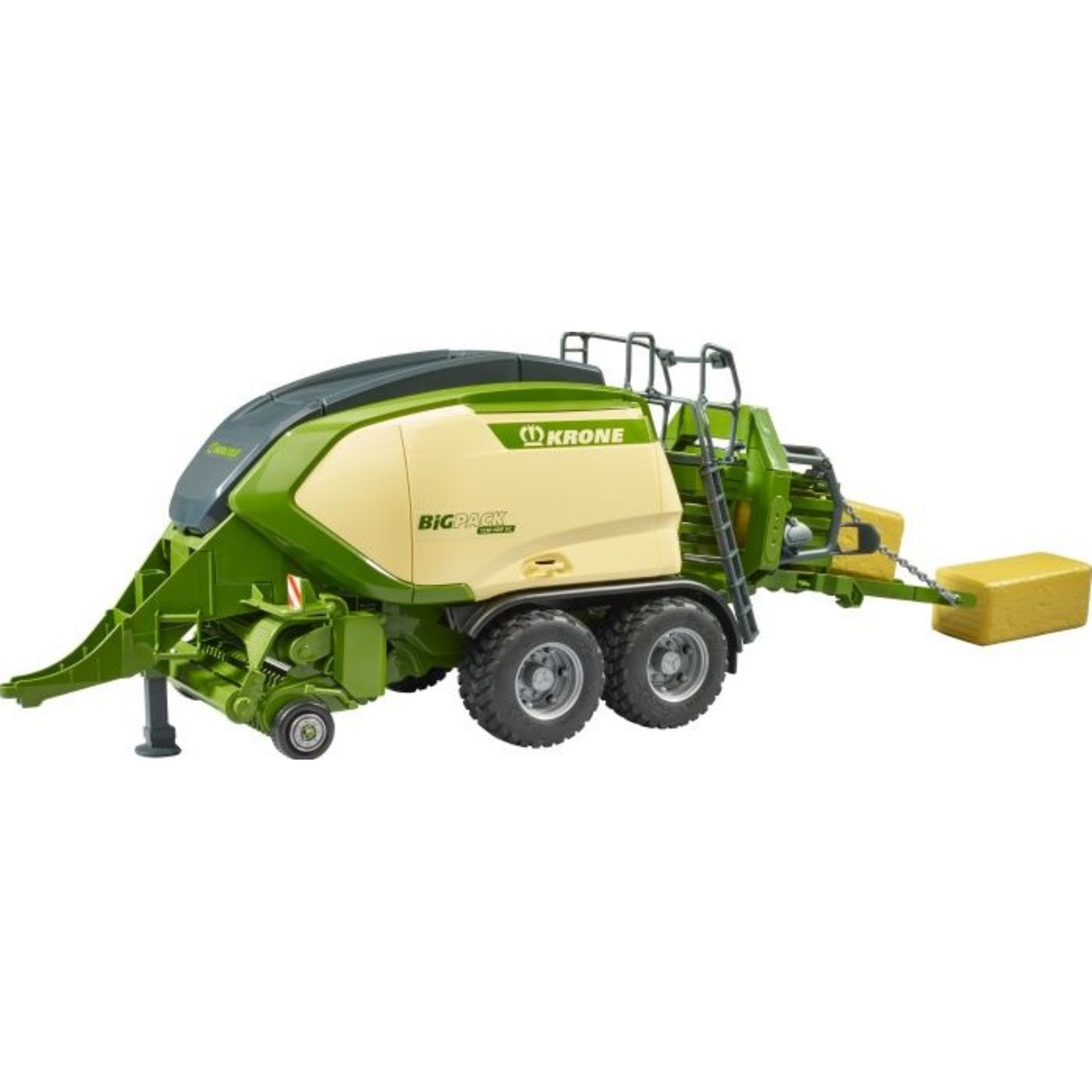 Bruder Krone BiG Pack 1290HDP VC big square baler with bales 1:16 scale implement