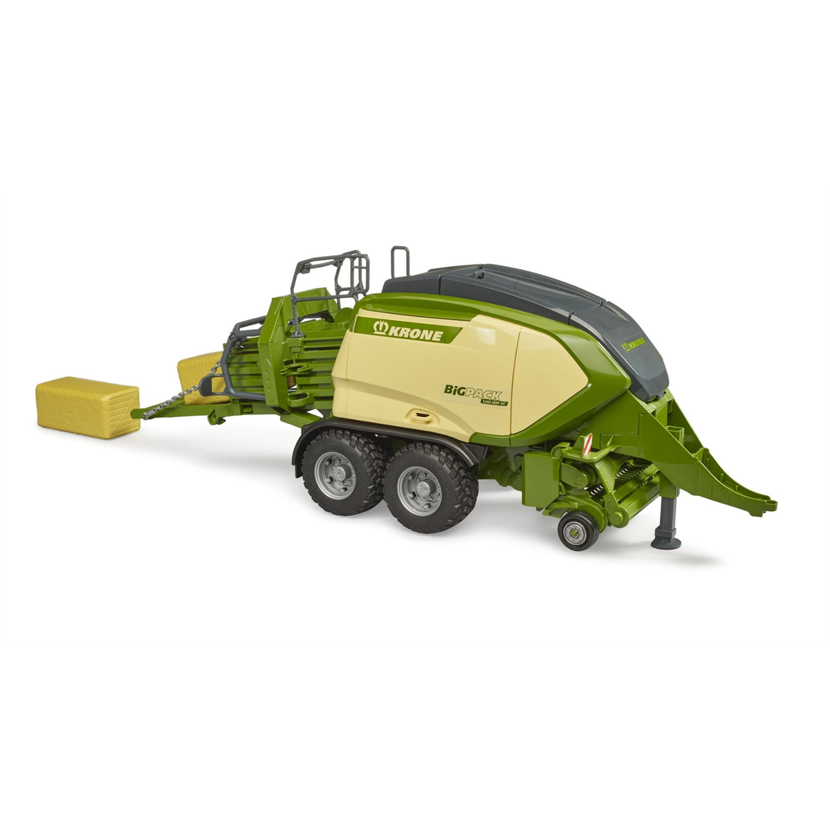 Bruder Krone BiG Pack 1290HDP VC big square baler with bales 1:16 scale implement