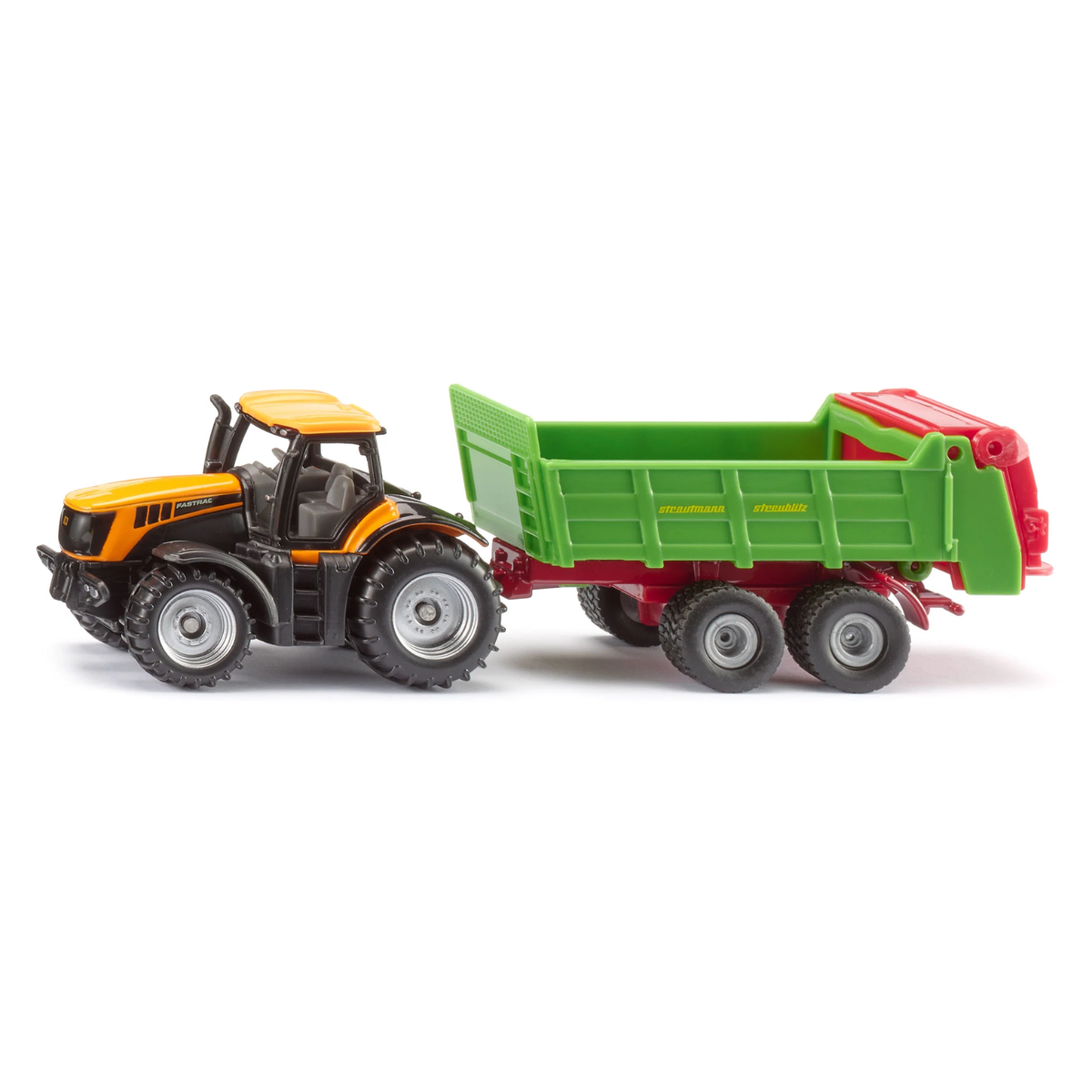 Siku 1133 JCB tractor with Strautmann universal spreader die-cast farm toy