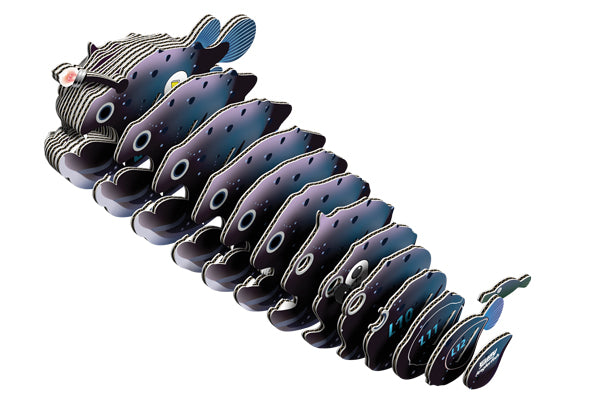 EUGY Anglerfish 3D Card Model Kit