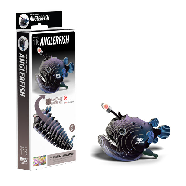 EUGY Anglerfish 3D Card Model Kit