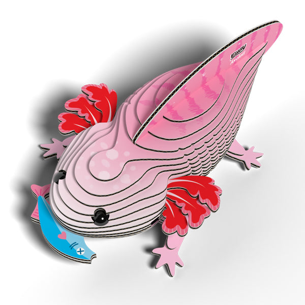 EUGY Axolotl 3D Card Model Kit