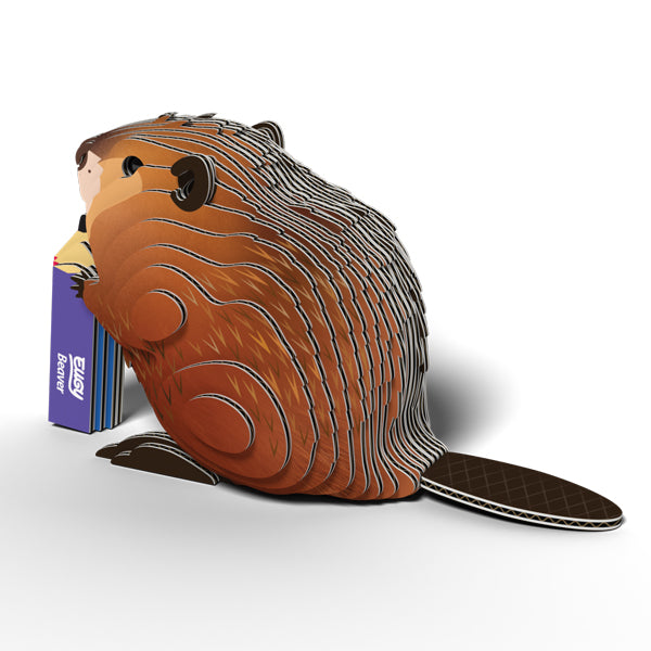 EUGY Beaver 3D Card Model Kit