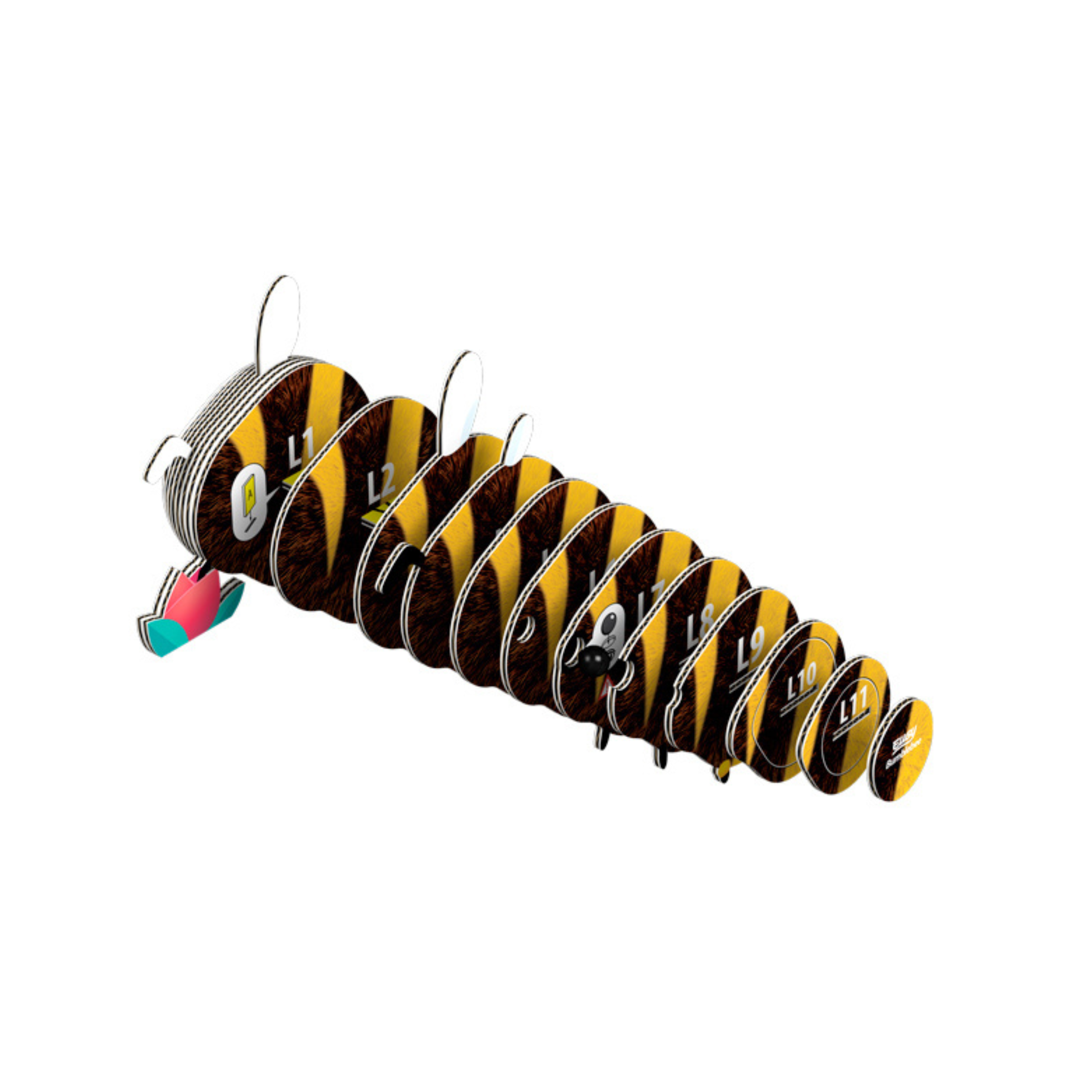 EUGY Bumblebee 3D Card Model Kit
