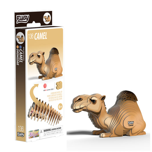EUGY Camel 3D Card Model Kit
