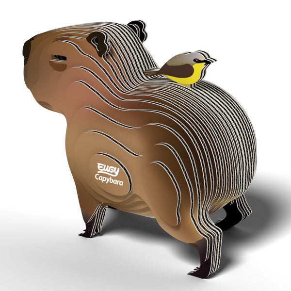 EUGY Capybara 3D Card Model Kit