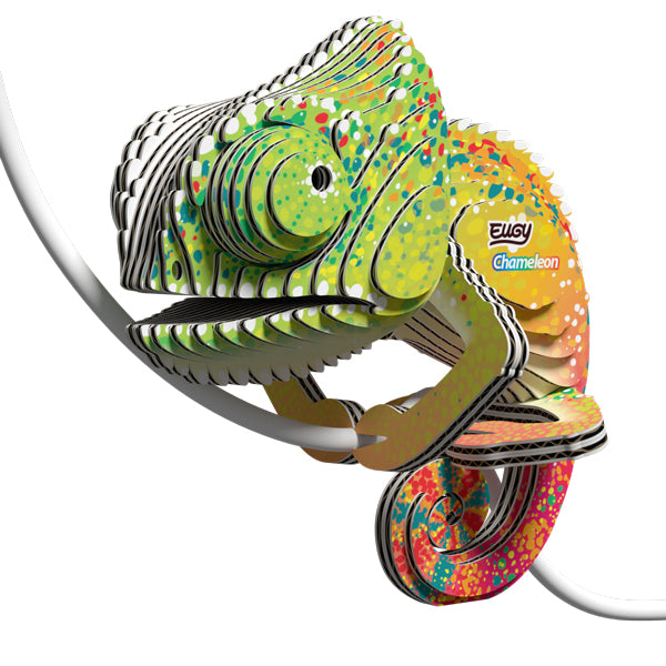EUGY Chameleon 3D Card Model Kit