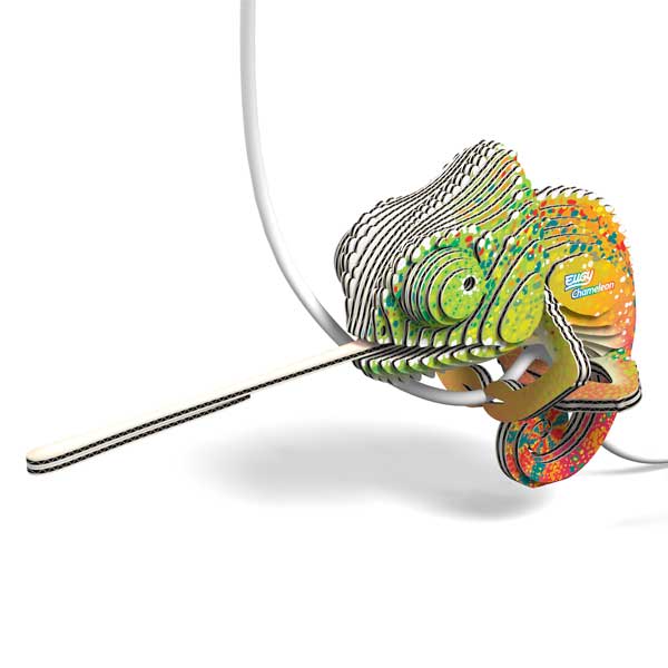 EUGY Chameleon 3D Card Model Kit