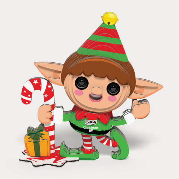 EUGY Christmas Elf 3D Card Model Kit