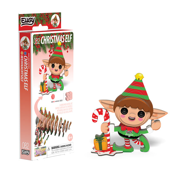 EUGY Christmas Elf 3D Card Model Kit