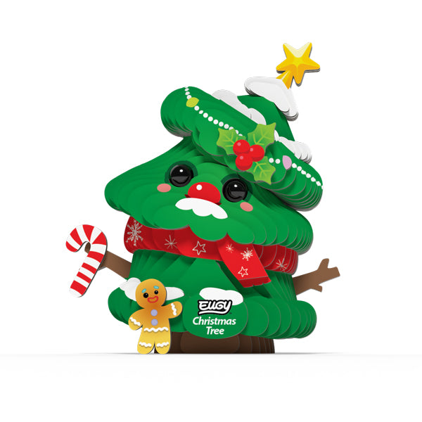 EUGY Christmas Tree 3D Card Model Kit