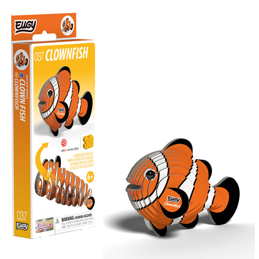 EUGY Clownfish 3D Card Model Kit
