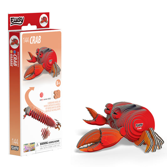 EUGY Crab 3D Card Model Kit
