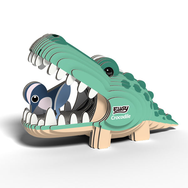 EUGY Crocodile 3D Card Model Kit